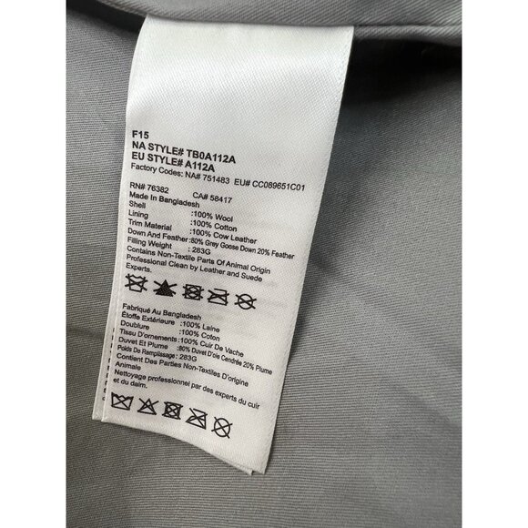 Timberland X Pendleton Wool Puffer Vest XXL Plaid Leather Down Filled Country - Picture 10 of 14